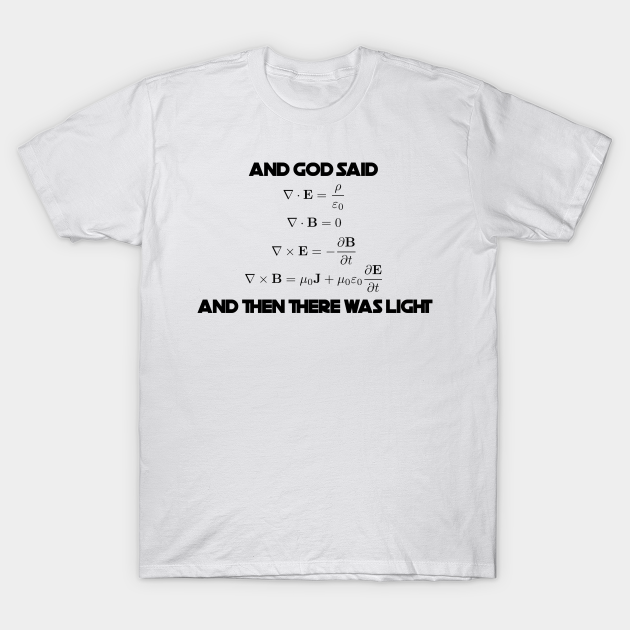 Maxwells Equation Maxwells Equation T Shirt Teepublic 1346